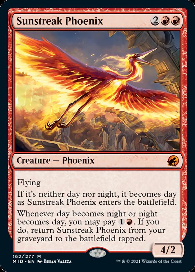 Sunstreak Phoenix [Innistrad: Midnight Hunt] | Gaming Infinity