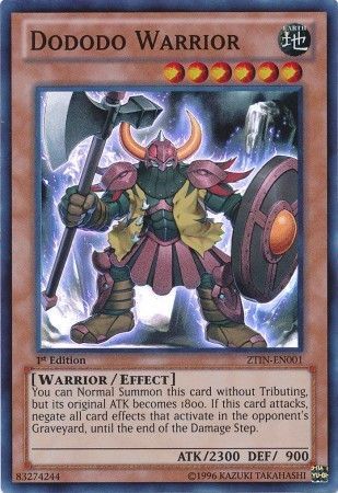 Dododo Warrior [ZTIN-EN001] Super Rare | Gaming Infinity