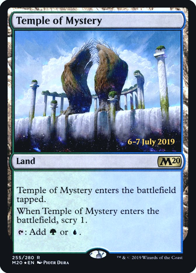 Temple of Mystery  [Core Set 2020 Prerelease Promos] | Gaming Infinity