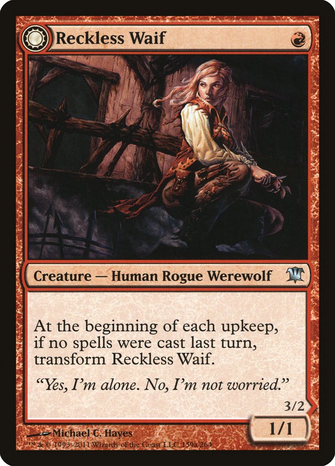 Reckless Waif // Merciless Predator [Innistrad] | Gaming Infinity