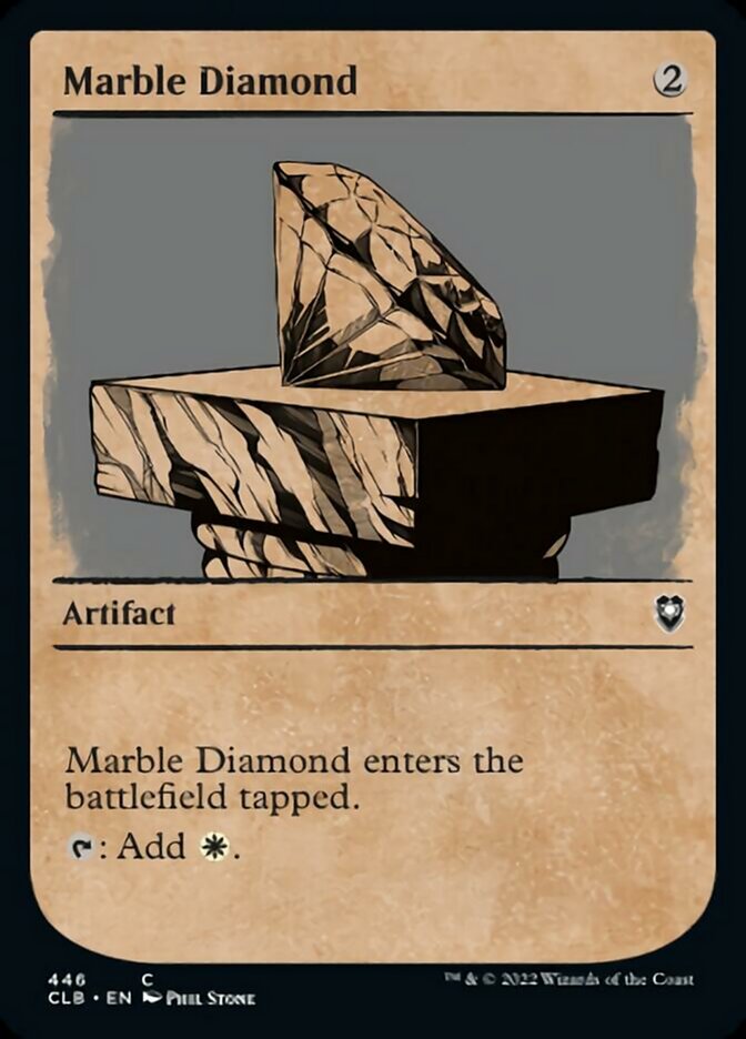 Marble Diamond (Showcase) [Commander Legends: Battle for Baldur's Gate] | Gaming Infinity