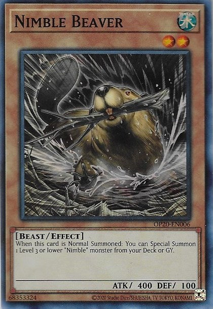 Nimble Beaver [OP20-EN006] Super Rare | Gaming Infinity