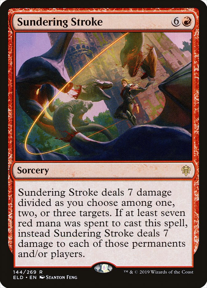 Sundering Stroke [Throne of Eldraine] | Gaming Infinity