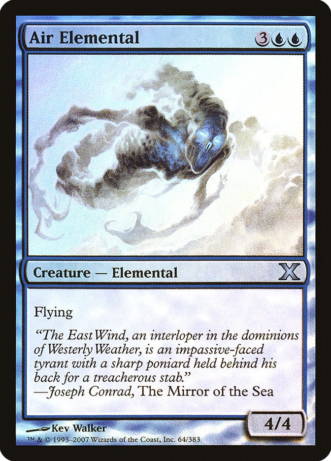 Air Elemental (Premium Foil) [Tenth Edition] | Gaming Infinity