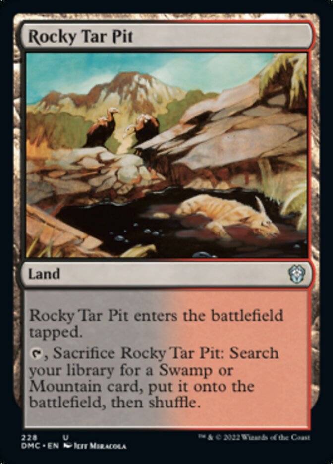 Rocky Tar Pit [Dominaria United Commander] | Gaming Infinity