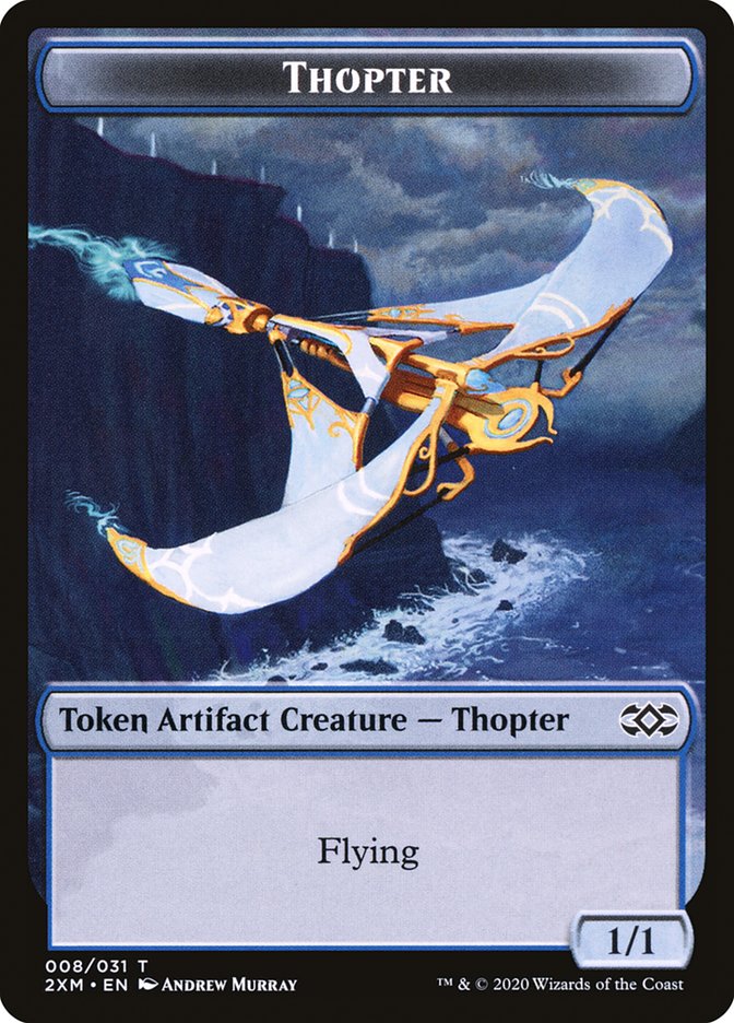 Myr (024) // Thopter (008) Double-sided Token [Double Masters Tokens] | Gaming Infinity