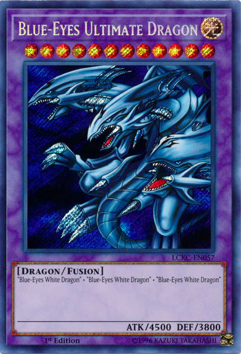 Blue-Eyes Ultimate Dragon [LCKC-EN057] Secret Rare | Gaming Infinity