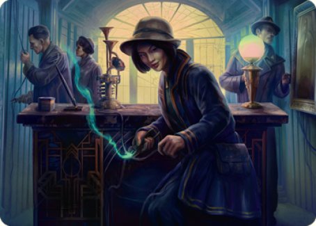 Wiretapping Art Card [Streets of New Capenna Art Series] | Gaming Infinity