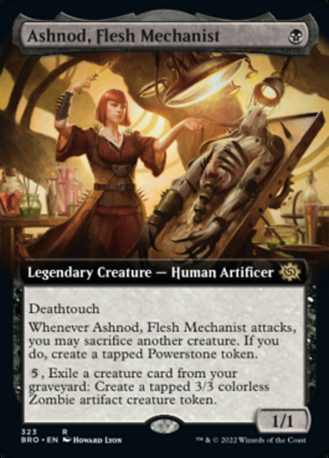 Ashnod, Flesh Mechanist (Extended Art) [The Brothers' War] | Gaming Infinity