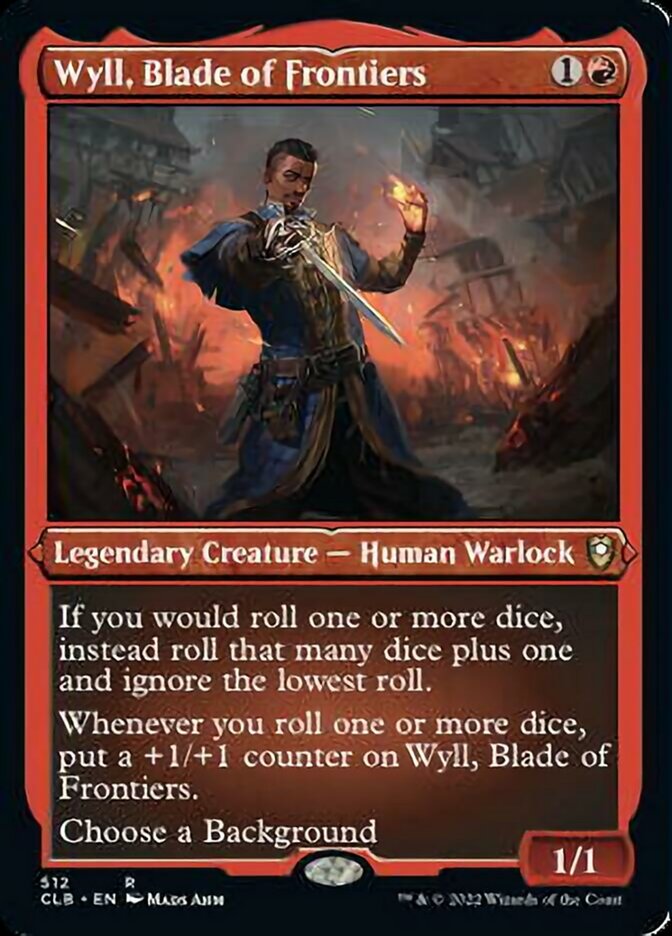 Wyll, Blade of Frontiers (Foil Etched) [Commander Legends: Battle for Baldur's Gate] | Gaming Infinity