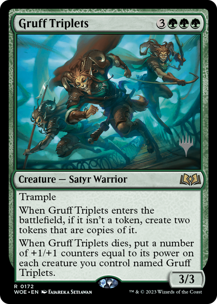 Gruff Triplets (Promo Pack) [Wilds of Eldraine Promos] | Gaming Infinity