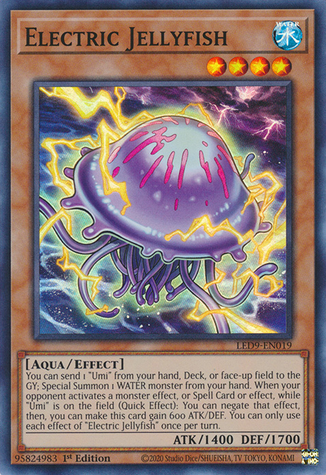 Electric Jellyfish [LED9-EN019] Super Rare | Gaming Infinity