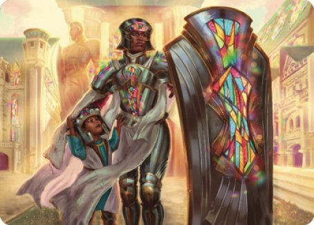 Guardian of New Benalia Art Card [Dominaria United Art Series] | Gaming Infinity