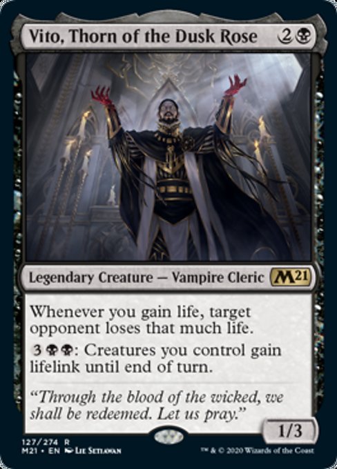 Vito, Thorn of the Dusk Rose [Core Set 2021] | Gaming Infinity