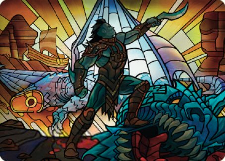 Astor, Bearer of Blades Art Card [Dominaria United Art Series] | Gaming Infinity