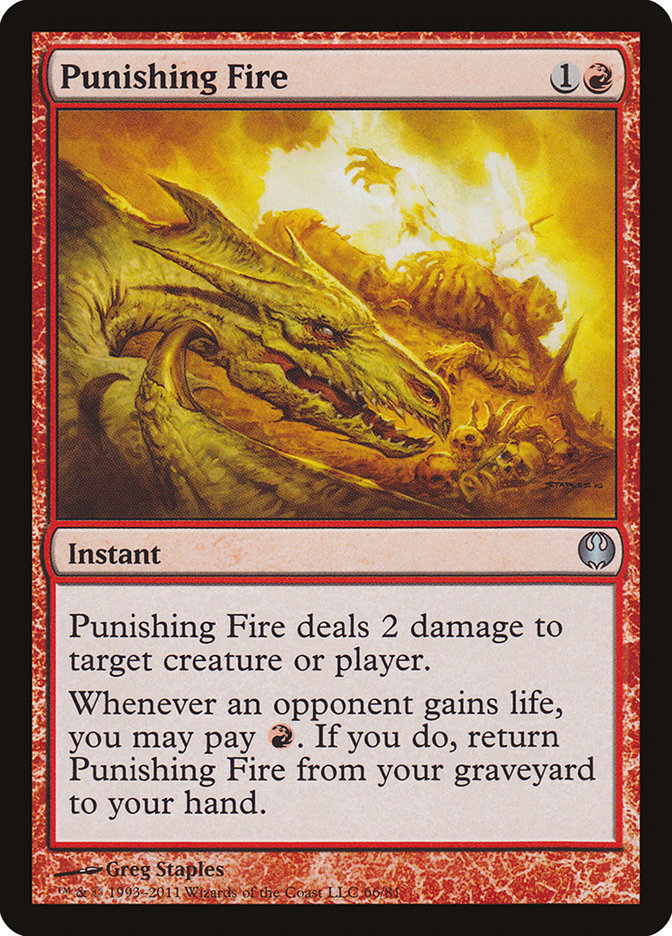Punishing Fire [Duel Decks: Knights vs. Dragons] | Gaming Infinity