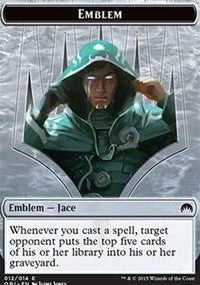 Emblem - Jace, Telepath Unbound [Magic Origins Tokens] | Gaming Infinity