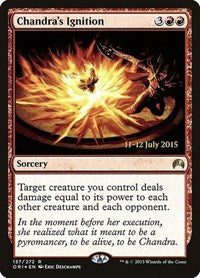 Chandra's Ignition [Magic Origins Promos] | Gaming Infinity