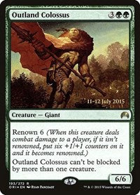 Outland Colossus [Magic Origins Promos] | Gaming Infinity