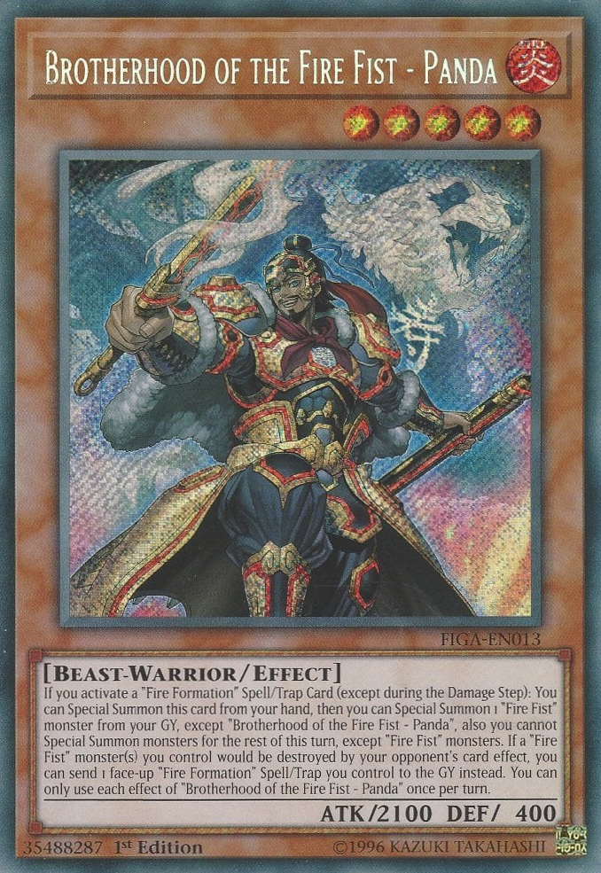 Brotherhood of the Fire Fist - Panda [FIGA-EN013] Secret Rare | Gaming Infinity