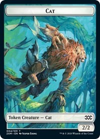 Cat // Copy Double-sided Token [Double Masters Tokens] | Gaming Infinity