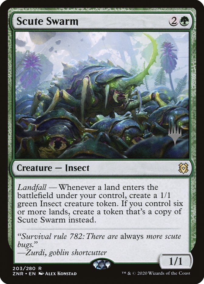 Scute Swarm (Promo Pack) [Zendikar Rising Promos] | Gaming Infinity