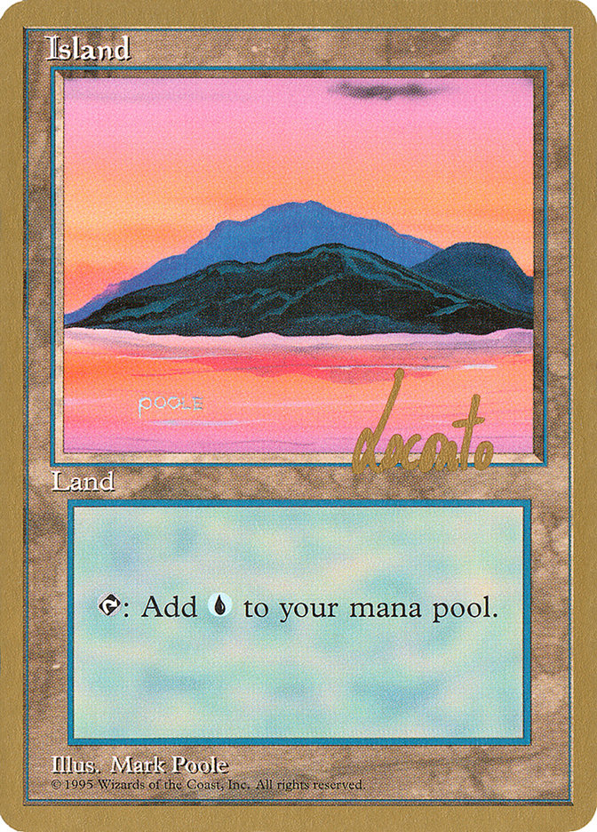 Island (ml369) (Michael Loconto) [Pro Tour Collector Set] | Gaming Infinity