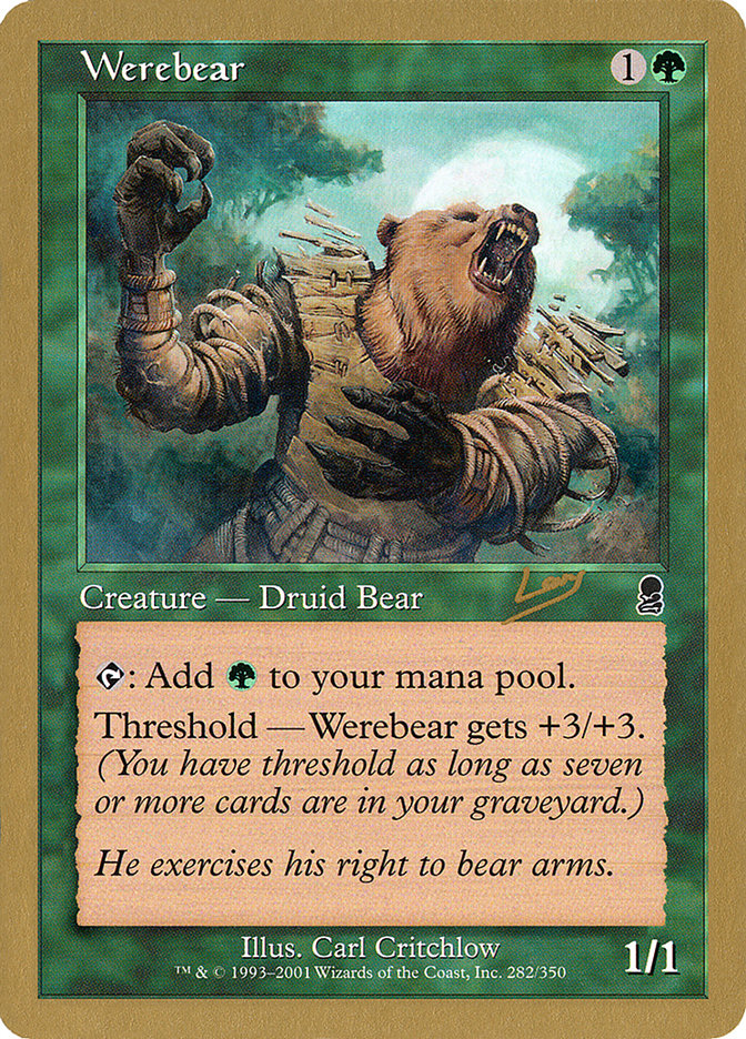 Werebear (Raphael Levy) [World Championship Decks 2002] | Gaming Infinity