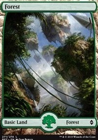 Forest (271) - Full Art [Battle for Zendikar] | Gaming Infinity