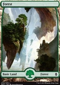 Forest (272) - Full Art [Battle for Zendikar] | Gaming Infinity