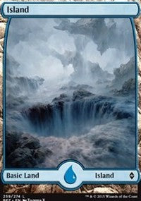 Island (259) - Full Art [Battle for Zendikar] | Gaming Infinity