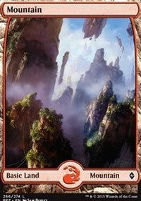 Mountain (266) - Full Art [Battle for Zendikar] | Gaming Infinity