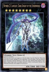 Number 23: Lancelot, Dark Knight of the Underworld [Yu-Gi-Oh! ZEXAL Manga Promotional Cards] [YZ07-EN001] | Gaming Infinity