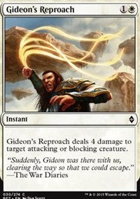 Gideon's Reproach [Battle for Zendikar] | Gaming Infinity