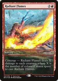 Radiant Flames [Battle for Zendikar Promos] | Gaming Infinity