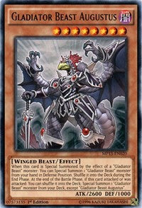 Gladiator Beast Augustus [2015 Mega-Tins Mega Pack] [MP15-EN020] | Gaming Infinity