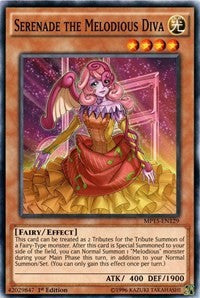 Serenade the Melodious Diva [2015 Mega-Tins Mega Pack] [MP15-EN129] | Gaming Infinity
