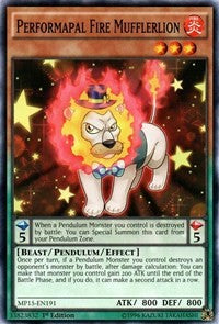 Performapal Fire Mufflerlion [2015 Mega-Tins Mega Pack] [MP15-EN191] | Gaming Infinity