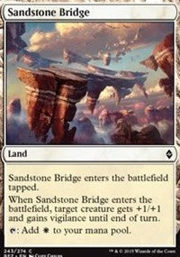 Sandstone Bridge [Battle for Zendikar] | Gaming Infinity