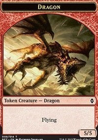 Dragon Token [Battle for Zendikar Tokens] | Gaming Infinity