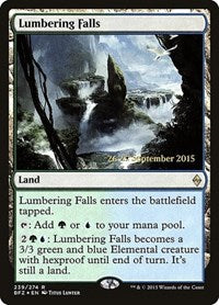 Lumbering Falls [Battle for Zendikar Promos] | Gaming Infinity