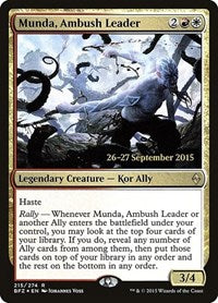 Munda, Ambush Leader [Battle for Zendikar Promos] | Gaming Infinity