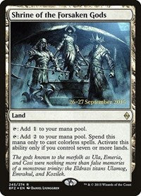 Shrine of the Forsaken Gods [Battle for Zendikar Promos] | Gaming Infinity