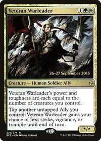 Veteran Warleader [Battle for Zendikar Promos] | Gaming Infinity