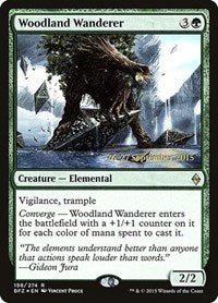 Woodland Wanderer [Battle for Zendikar Promos] | Gaming Infinity