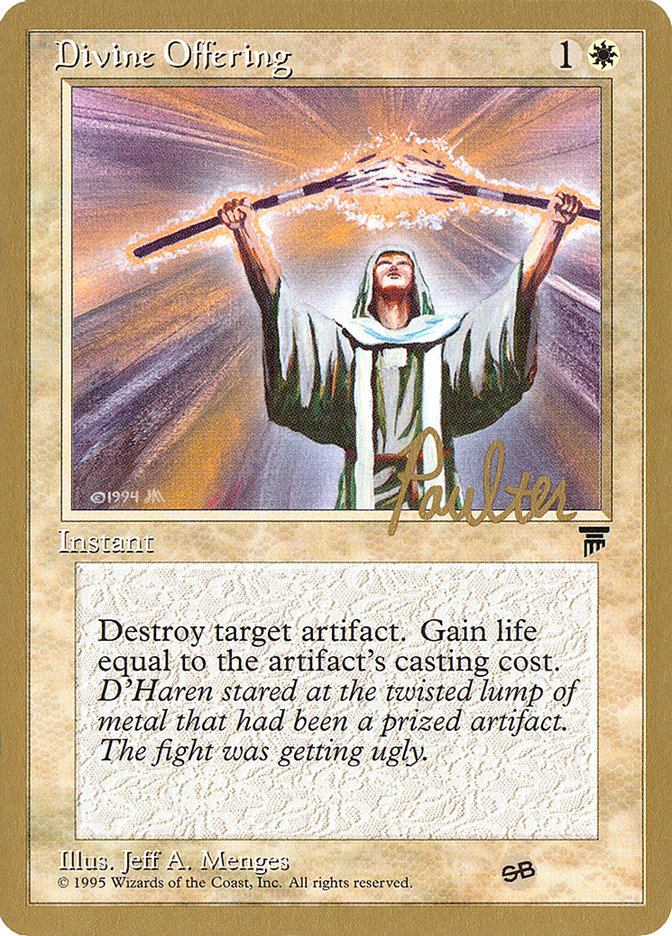 Divine Offering (Preston Poulter) (SB) [Pro Tour Collector Set] | Gaming Infinity