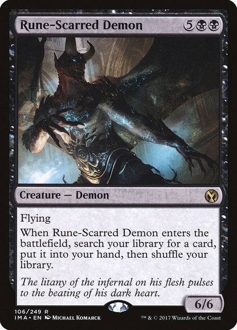 Rune-Scarred Demon [Iconic Masters] | Gaming Infinity