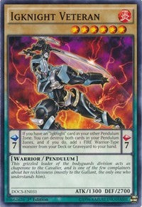 Igknight Veteran [Dimension of Chaos] [DOCS-EN031] | Gaming Infinity
