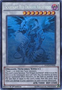 Scarlight Red Dragon Archfiend (Ghost) [Dimension of Chaos] [DOCS-EN046] | Gaming Infinity