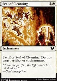 Seal of Cleansing [Commander 2015] | Gaming Infinity